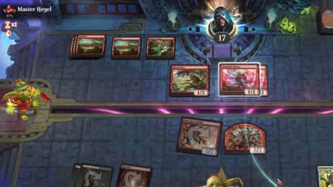 Watch MTG Arena Video Replay - Gruul Aggro by CunicoliGoblin VS Mono Red Aggro by Master Hegel - Standard Traditional Ranked