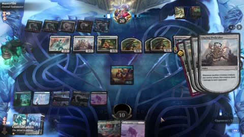 Watch MTG Arena Video Replay - Dimir Midrange by CunicoliGoblin VS 5 Color Midrange by masterShi - Traditional Historic Play
