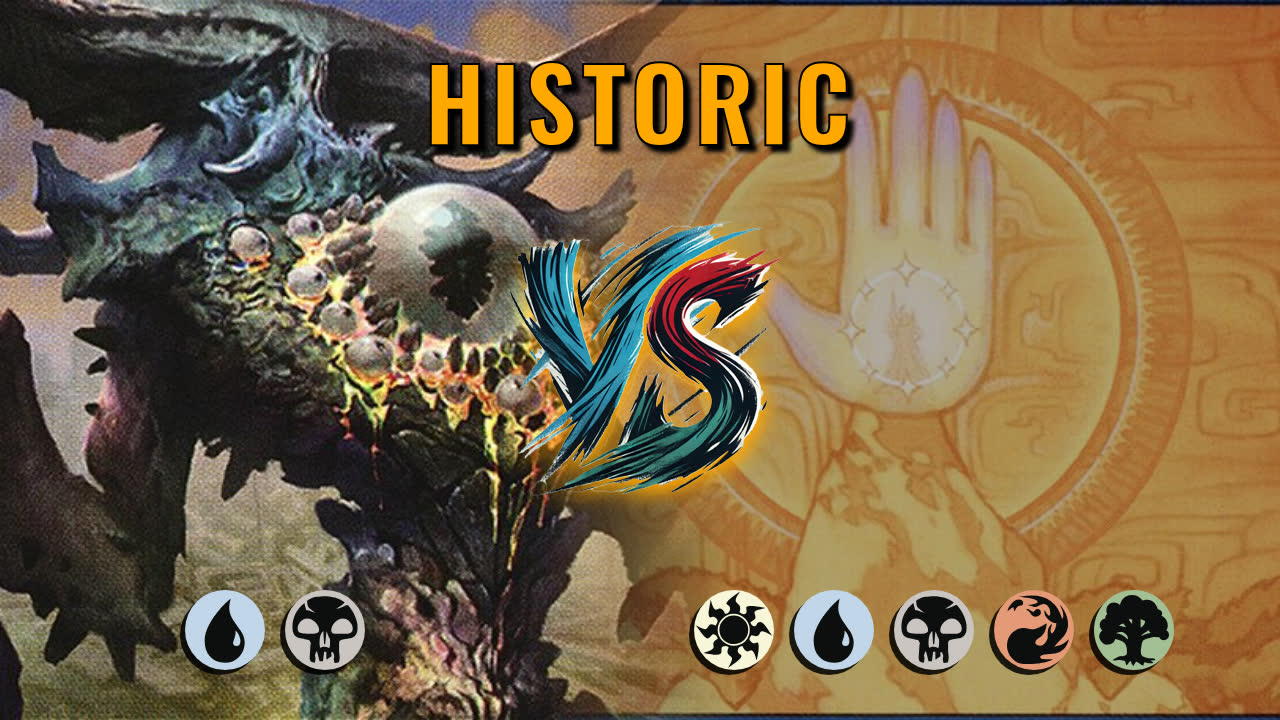 Watch MTG Arena Historic Video - Dimir Midrange by CunicoliGoblin VS 5 Color Midrange by masterShi - a6fa25