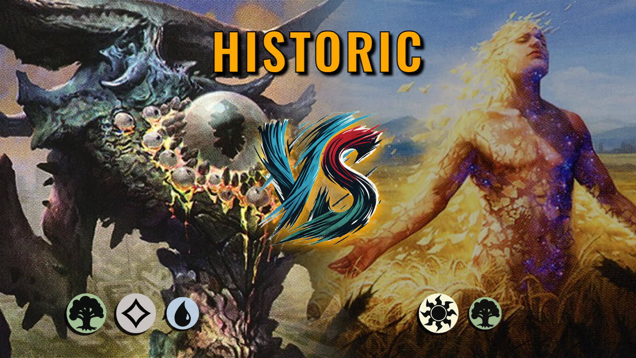 Watch MTG Arena Historic Video - Simic Control by Hawk Atankewo VS Selesnya Aggro by QuestingBeast - 735fa4