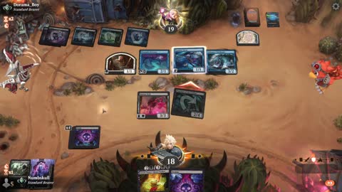 Watch MTG Arena Video Replay - Mono Black Midrange by Numbskull VS Dimir Midrange by Dorama_Boy - Traditional Standard Ranked
