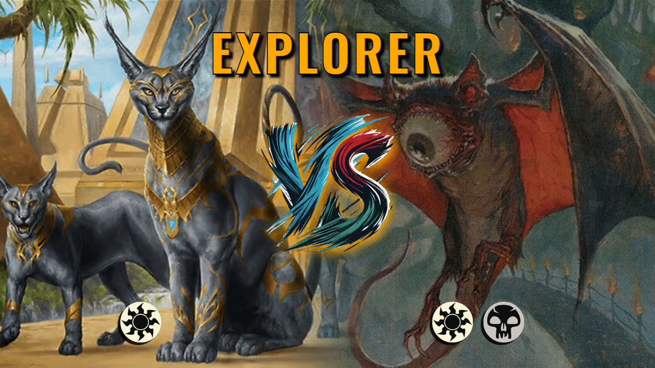 Watch MTG Arena Explorer Video - Mono White Aggro by Khat VS Orzhov Midrange by Miras - 10aaff
