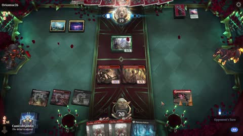 Watch MTG Arena Video Replay - Rakdos Aggro by CunicoliGoblin VS 5 Color Midrange by Oriontoe26 - Traditional Historic Play