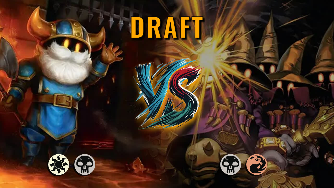 Watch MTG Arena Draft Video - Orzhov Midrange by DamienF16 VS Rakdos Midrange by konoten - 82984a