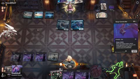 Watch MTG Arena Video Replay - Mono Black Midrange by Numbskull VS Dimir Midrange by brucaliffo69 - Traditional Standard Ranked