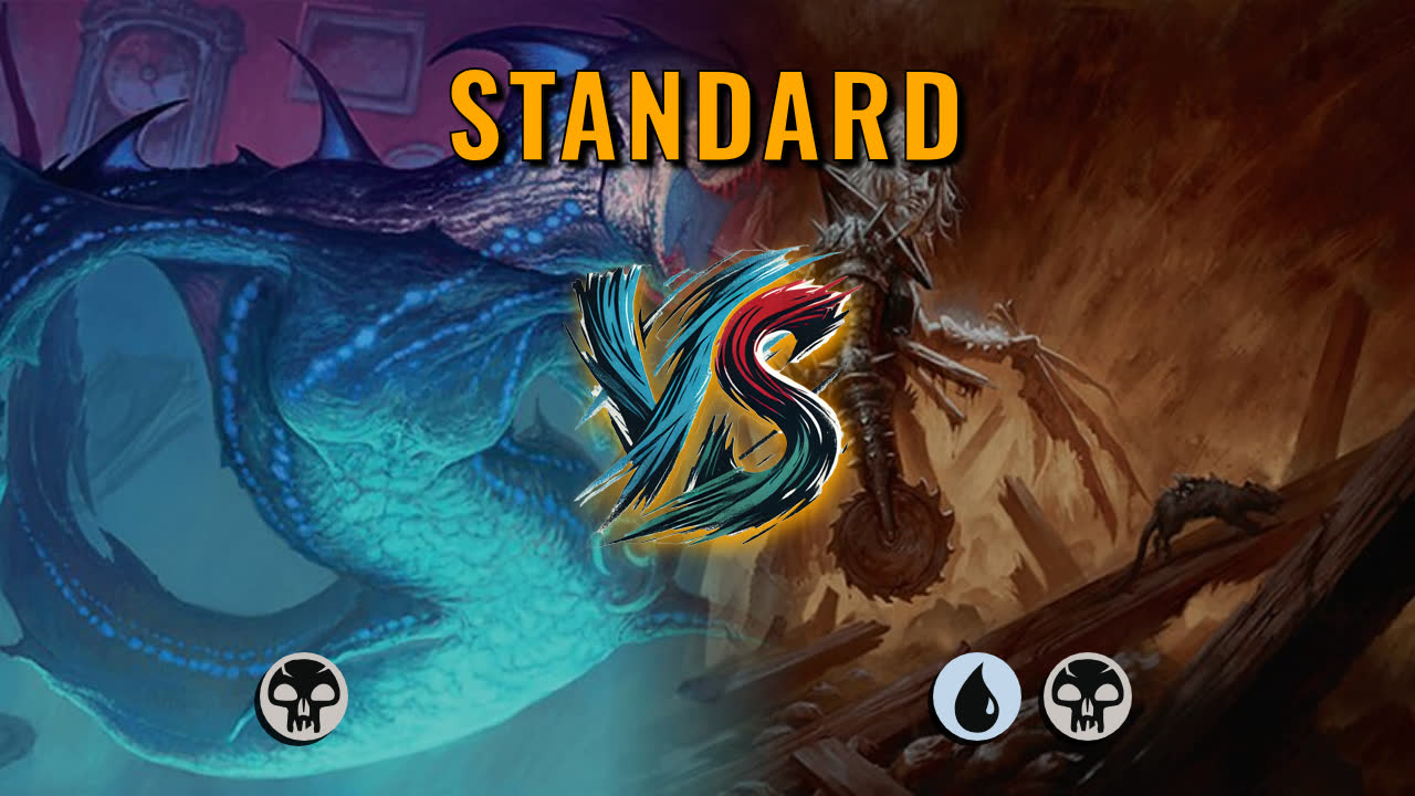 Watch MTG Arena Standard Video - Mono Black Midrange by Numbskull VS Dimir Midrange by brucaliffo69 - 0a6998