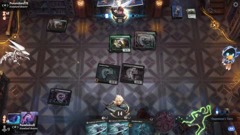 Watch MTG Arena Video Replay - Mono Black Aggro by Numbskull VS Gruul Aggro by Potatolord78 - Traditional Standard Ranked