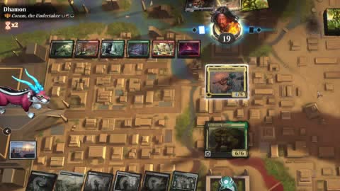 Watch MTG Arena Video Replay - Thalia and The Gitrog Monster by saitama VS Coram, the Undertaker by Dhamon - Historic Brawl