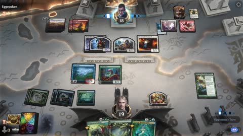 Watch MTG Arena Video Replay - Simic Midrange by utku VS Boros Aggro by Eggoyuken - Standard Play