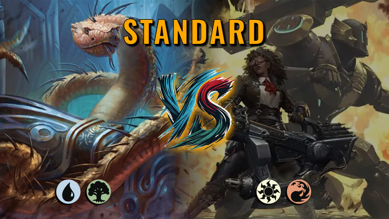Watch MTG Arena Standard Video - Simic Midrange by utku VS Boros Aggro by Eggoyuken - 363344