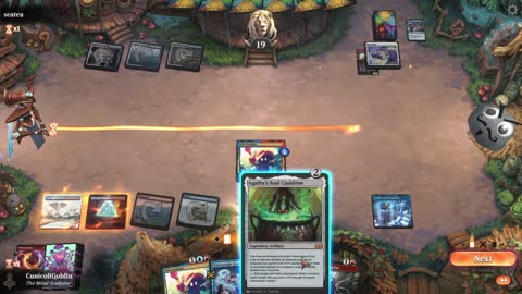 Watch MTG Arena Video Replay - Izzet Midrange by CunicoliGoblin VS Azorius Midrange by seatea - Standard Event