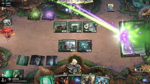Watch MTG Arena Video Replay - Golgari Midrange by saitama VS Golgari Aggro by atafu - Premier Draft