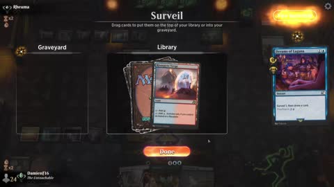 Watch MTG Arena Video Replay - Jeskai Control by DamienF16 VS Golgari Aggro by Rheuma - Traditional Standard Ranked