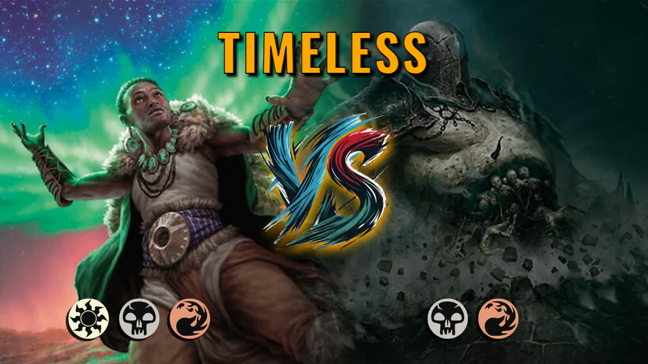Watch MTG Arena Timeless Video - Mardu Aggro by luvemil VS Rakdos Midrange by vieir_Bruno - ee4e4e