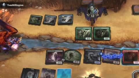 Watch MTG Arena Video Replay - Grixis Midrange by ChaseDerick VS Simic Aggro by TomMillington - Premier Draft Ranked