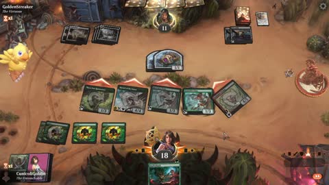 Watch MTG Arena Video Replay - Mono Green Midrange by CunicoliGoblin VS Orzhov Midrange by GoldenStreaker - MWM Standard Pauper