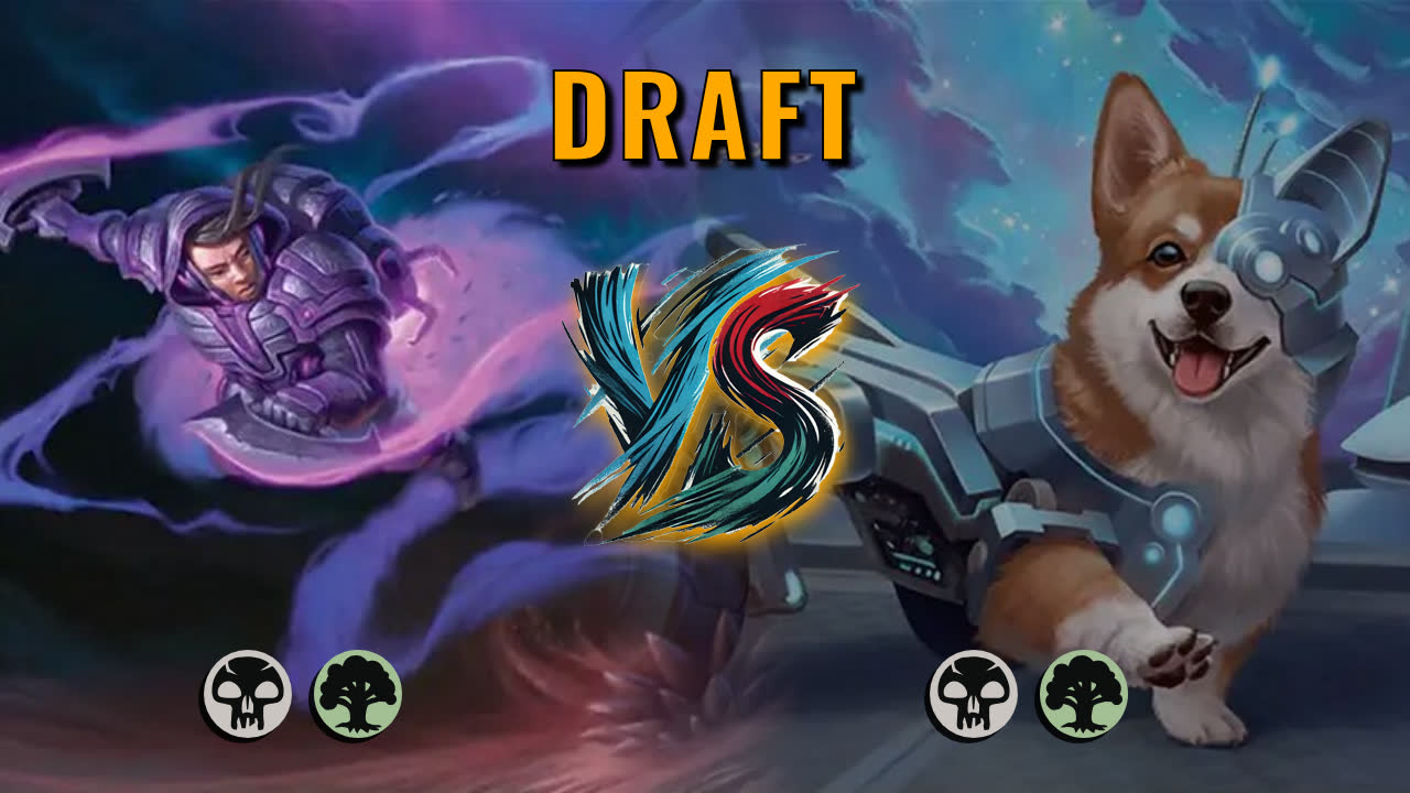 Watch MTG Arena Draft Video - Golgari Midrange by DamienF16 VS Golgari Aggro by Sugar_heart - 0c1746