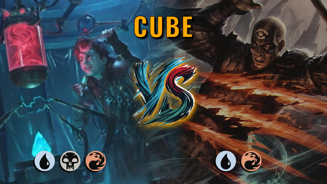 Watch MTG Arena Cube Video - Grixis Midrange by DamienF16 VS Izzet Midrange by churro - b2963b