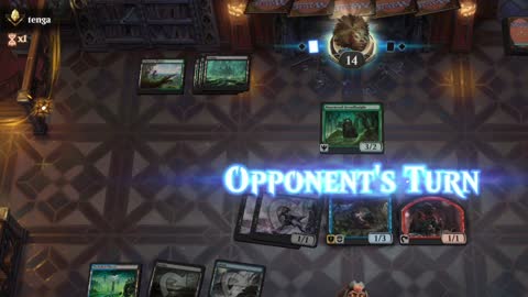 Watch MTG Arena Video Replay - Dimir Aggro by Shurrikane VS Golgari Midrange by tenga - Standard Ranked