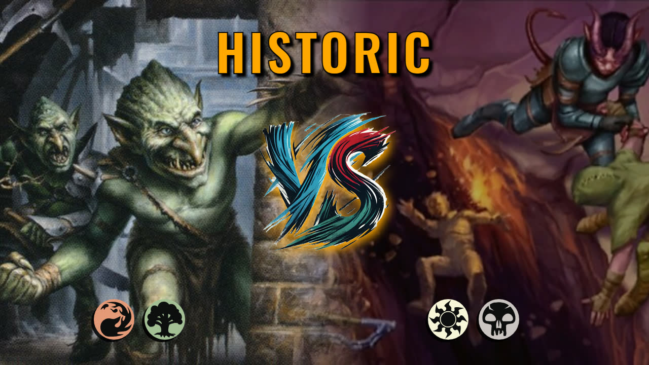Watch MTG Arena Historic Video - Gruul Aggro by CunicoliGoblin VS Orzhov Aggro by Pscay - de1cf6