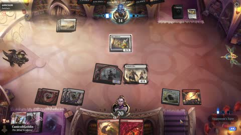 Watch MTG Arena Video Replay - Boros Aggro by CunicoliGoblin VS Mono White Aggro by umeson - MWM Historic Pauper