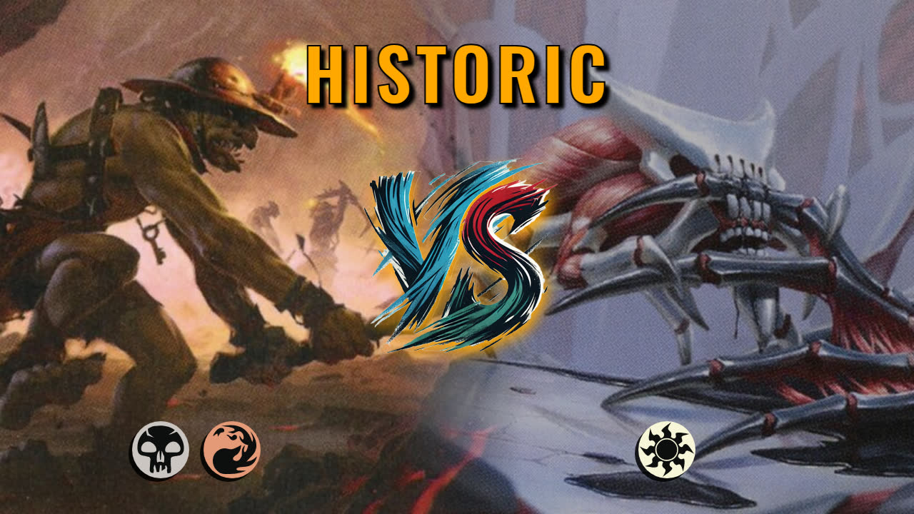 Watch MTG Arena Historic Video - Rakdos Aggro by CunicoliGoblin VS Mono White Aggro by TraderJoe - fa679a