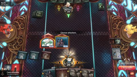 Watch MTG Arena Video Replay - Izzet Midrange by CunicoliGoblin VS Mono Green Midrange by Hachi - Alchemy Play