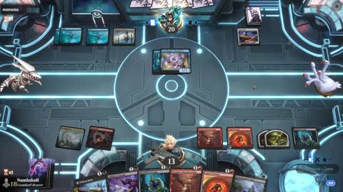 Watch MTG Arena Video Replay - Rakdos Midrange by Numbskull VS Mono Blue Midrange by nununu - Prerelease Standard Bo1 EOE