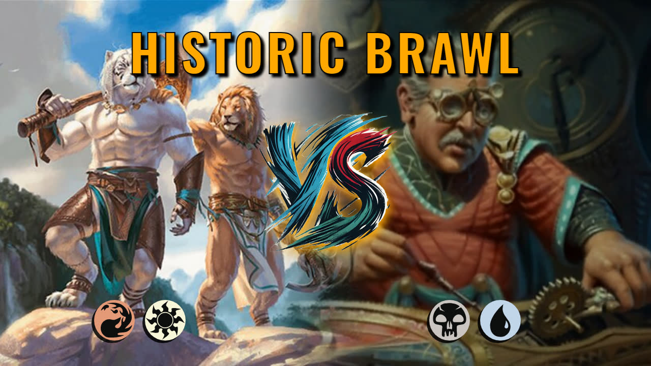 Watch MTG Arena Historic Brawl Video - Ajani, Nacatl Pariah // Ajani, Nacatl Avenger by saitama VS Rusko, Clockmaker by beelzebub - d1f7c6