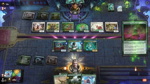 Watch MTG Arena Video Replay - Simic Midrange by utku VS Selesnya Aggro by Lia - Standard Ranked
