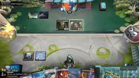 Watch MTG Arena Video Replay - Loot, the Pathfinder by saitama VS Slimefoot, Thallid Transplant by ZenoOfElea - Historic Brawl