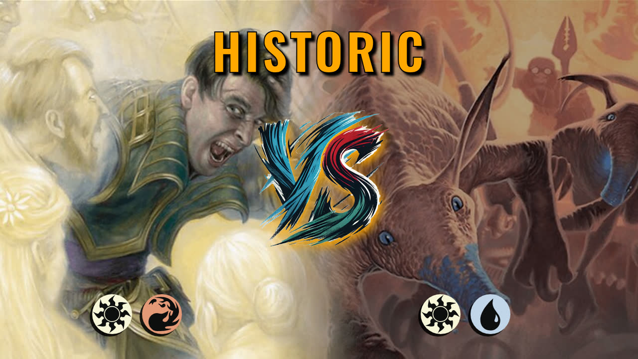 Watch MTG Arena Historic Video - Boros Aggro by MTGBudgetBrew VS Azorius Midrange by Vulgo djo - 50e5ef
