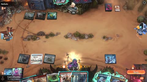 Watch MTG Arena Video Replay - Izzet Midrange by CunicoliGoblin VS Gruul Aggro by Barbolo - Standard Event