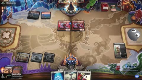 Watch MTG Arena Video Replay - Mono White Control by DamienF16 VS Mono Red Aggro by Nikinitzsche - Traditional Standard Ranked