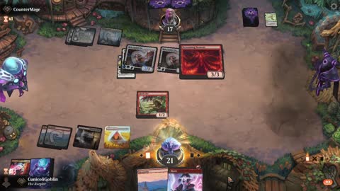 Watch MTG Arena Video Replay - Boros Aggro by CunicoliGoblin VS Mono White Aggro by CounterMage - Standard Play