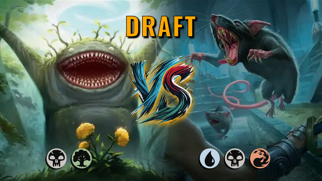 Watch MTG Arena Draft Video - Golgari Midrange by DamienF16 VS Grixis Midrange by achtzehn - 4fce60