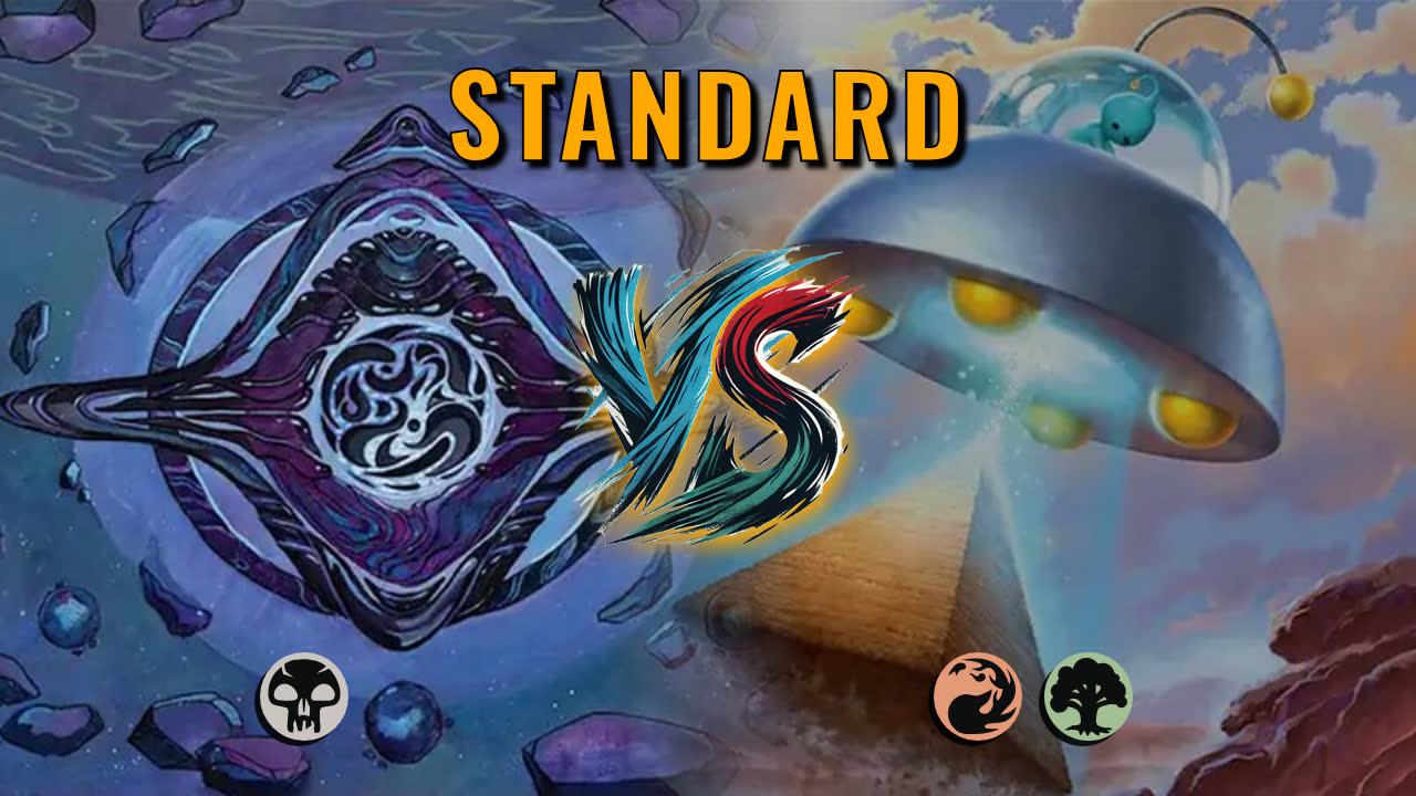 Watch MTG Arena Standard Video - Mono Black Midrange by Numbskull VS Gruul Midrange by kirabobeera - f2866a
