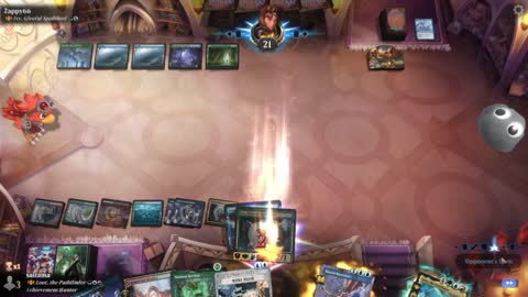Watch MTG Arena Video Replay - Loot, the Pathfinder by saitama VS Ivy, Gleeful Spellthief by Zappy66 - Historic Brawl