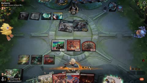 Watch MTG Arena Video Replay - Najeela, the Blade-Blossom by saitama VS Lazav, Wearer of Faces by Duckserto - Historic Brawl