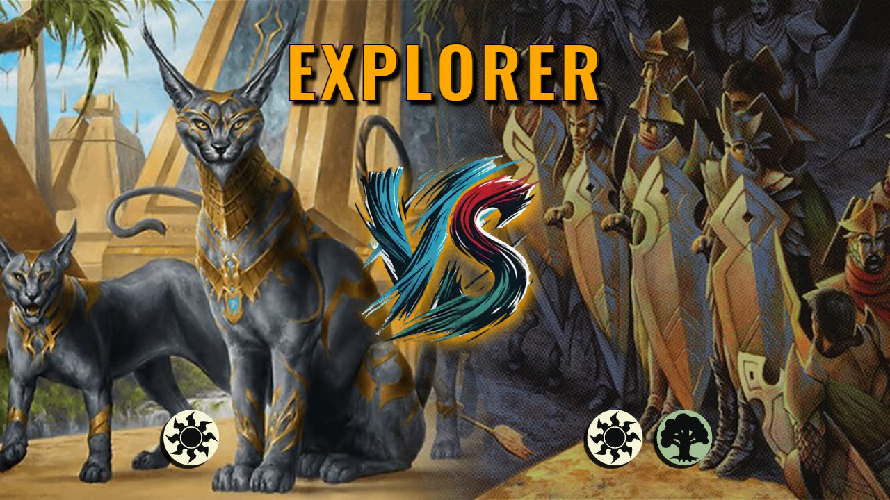 Watch MTG Arena Pioneer Video - Mono White Aggro by Khat VS Selesnya Aggro by Psyktroll - 40fe71