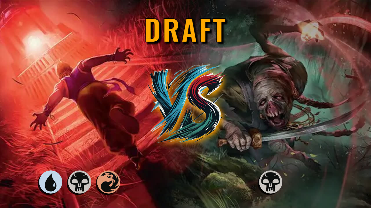 Watch MTG Arena Draft Video - Grixis Midrange by Numbskull VS Mono Black Midrange by Jose.J - 80f7a7