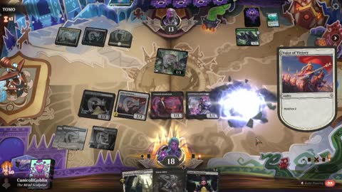 Watch MTG Arena Video Replay - Orzhov Aggro by CunicoliGoblin VS Sultai Midrange by TOMO - Standard Play