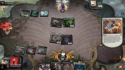 Watch MTG Arena Video Replay - Orzhov Midrange by CunicoliGoblin VS Simic Aggro by KingFatticus - Traditional Historic Ranked