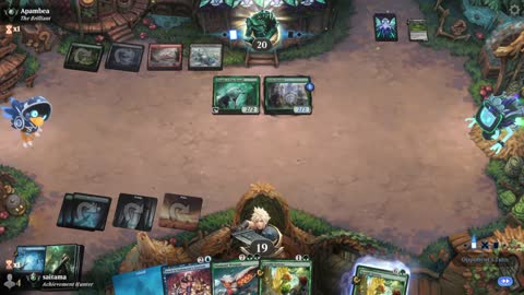 Watch MTG Arena Video Replay - Sultai Midrange by saitama VS Jund Midrange by Apambea - Premier Draft