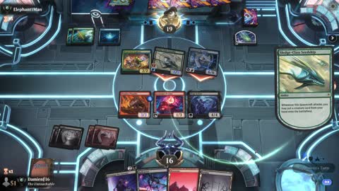 Watch MTG Arena Video Replay - Grixis Aggro by DamienF16 VS Temur Aggro by Elephant1Man - Premier Draft