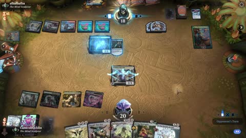 Watch MTG Arena Video Replay - 5 Color Midrange by CunicoliGoblin VS Izzet Midrange by albalbalba - Traditional Historic Ranked