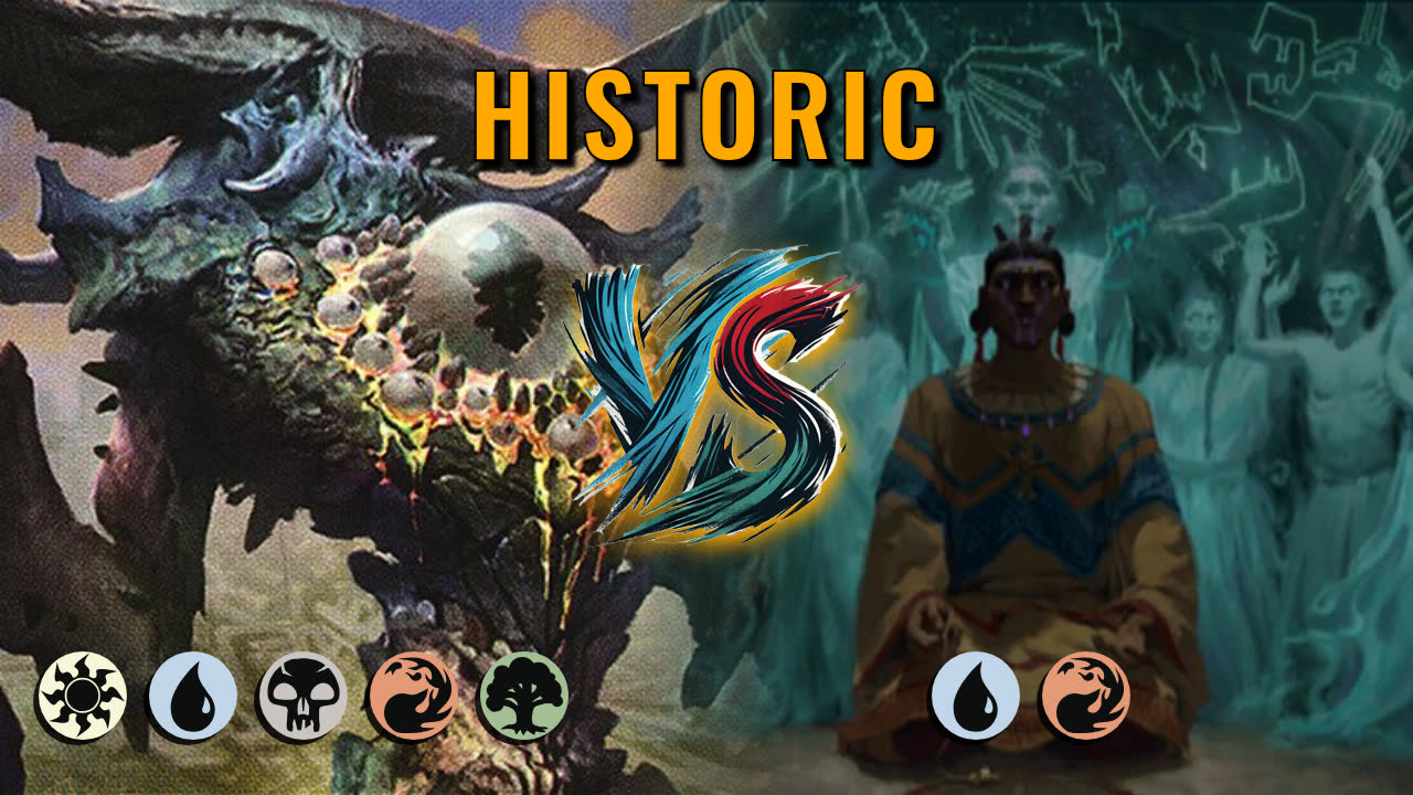 Watch MTG Arena Historic Video - 5 Color Midrange by CunicoliGoblin VS Izzet Midrange by albalbalba - bc0293
