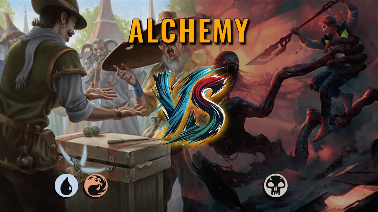 Watch MTG Arena Alchemy Video - Izzet Midrange by CunicoliGoblin VS Mono Black Aggro by irok - 7ba526