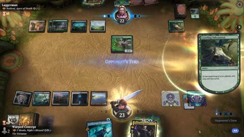 Watch MTG Arena Video Replay - Y'shtola, Night's Blessed by Warped Concept VS Nethroi, Apex of Death by Laggerman - Historic Brawl