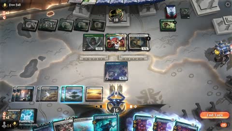 Watch MTG Arena Video Replay - Azorius Control by DamienF16 VS Selesnya Midrange by Free Fall - Traditional Standard Ranked